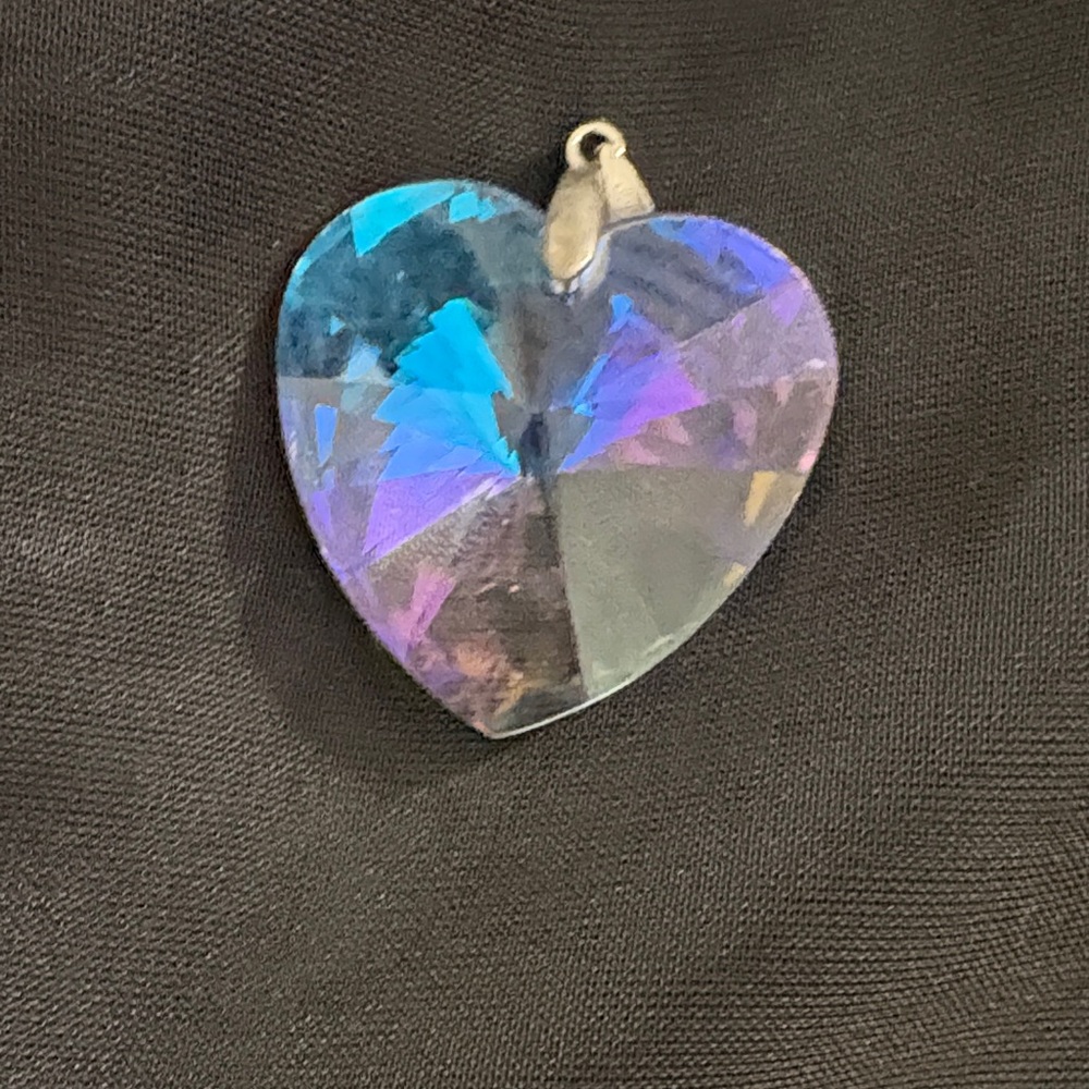 Iridescent Heart Pendant